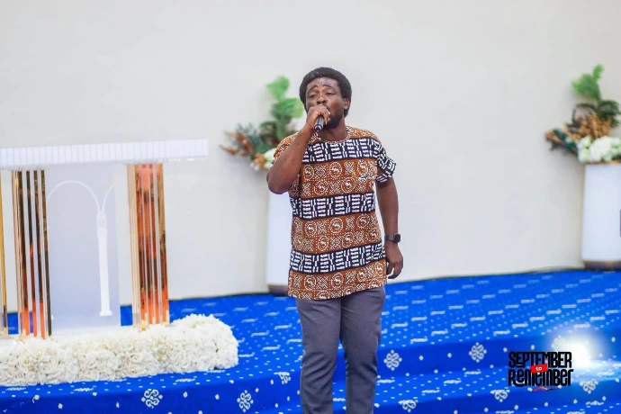 Resident minister leading prayer